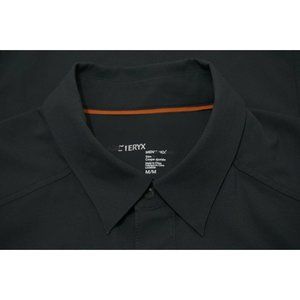 Arc’teryx Black Short Sleeve Button Up Trim Fit Sh